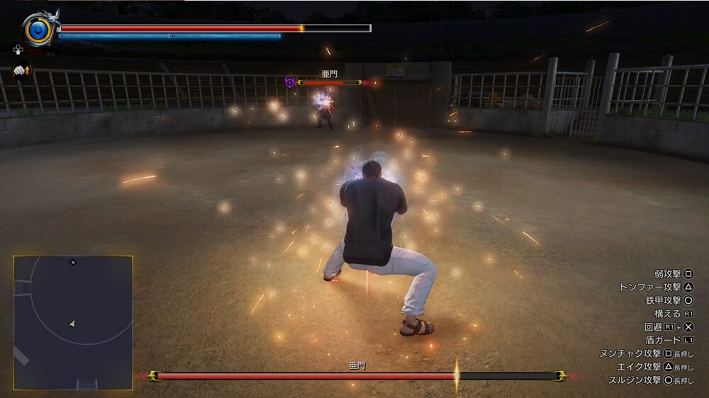 亜門戦で弾丸をはじき返す画像