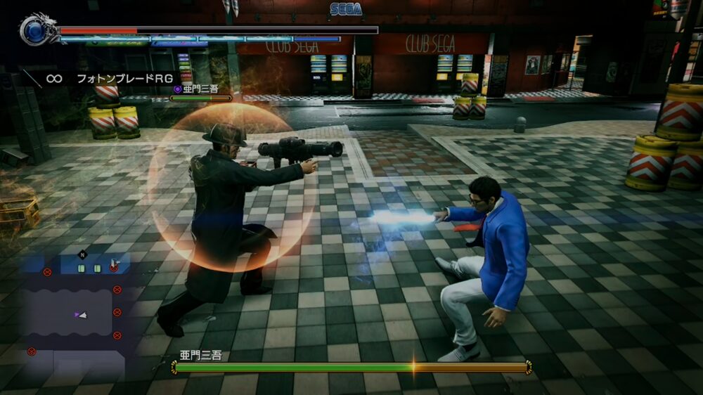 相手が無敵状態になったら距離をとる画像