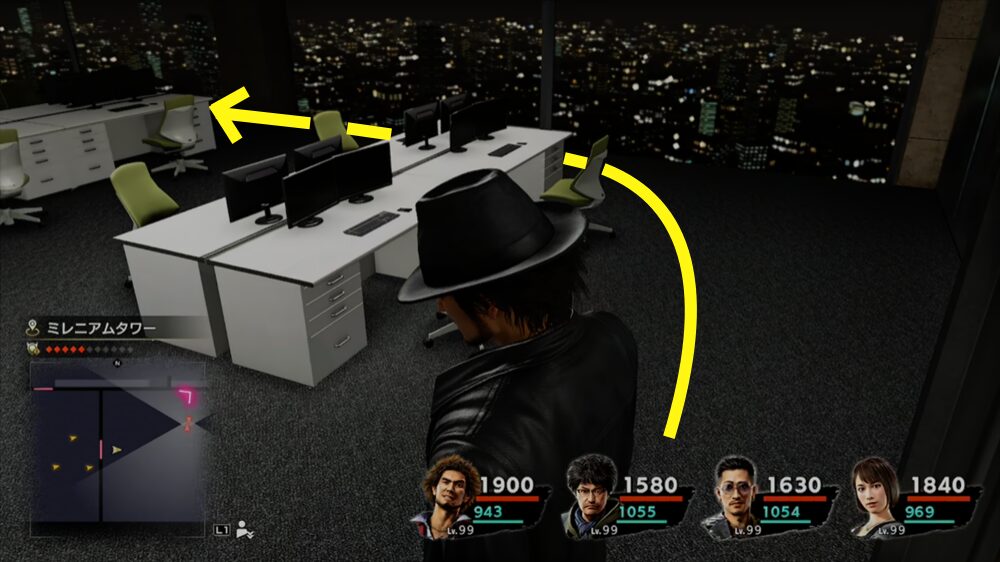 SFMT7戦目スキップのルート図1画像