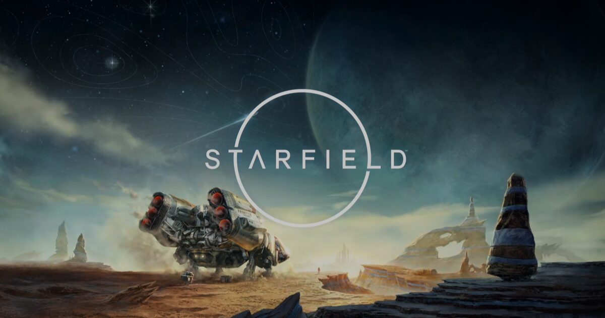 画像：スターフィールド（Starfield）のタイトルロゴ
